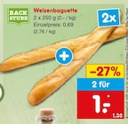 Weizenbaguette im Angebot bei Netto Marken-Discount in Augsburg Weizenbaguette Angebote von Backstube bei Netto Marken-Discount Augsburg für 1,00 €