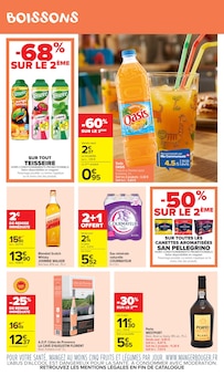 Promotion San Pellegrino dans le prospectus Carrefour Market, valable du 21/07/2026 au 02/08/2026 Promo San Pellegrino dans le catalogue Carrefour Market du moment à la page 11