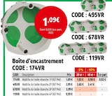 Boîte d'encastrement à Screwfix dans Vauchelles-les-Quesnoy