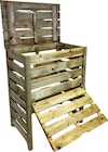 Composteur en bois double ouverture 50 x 80 x 100 cm - OLG à 69,00 € dans le catalogue Tout Faire