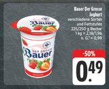 Der Grosse Joghurt im Angebot bei nah und gut in Zwickau Der Grosse Joghurt Angebote von Bauer bei nah und gut Zwickau für 0,49 €