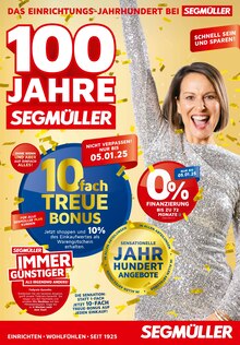 Segmüller Nürnberg Prospekt "100 JAHRE SEGMÜLLER" mit 6 Seiten