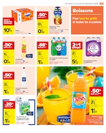 Prix et réduction Schweppes dans le prospectus Carrefour en cours Offre Schweppes dans le catalogue Carrefour du moment à la page 35