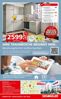 Küche im aktuellen Segmüller Prospekt (Mannheim) Küche im Segmüller Prospekt "SEGMÜLLER Highlight Angebote" mit 30 Seiten (Mannheim)