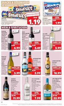Whiskey im Kaufland Prospekt "Aktuelle Angebote" mit 44 Seiten (Mainz)