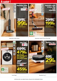 Prix et réduction Lave-Linge dans le prospectus Carrefour en cours Offre Lave-Linge dans le catalogue Carrefour du moment à la page 39