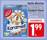 Vanille-Karamell Hörnchen im Angebot bei EDEKA in Augsburg Vanille-Karamell Hörnchen Angebote von Gut & Günstig bei EDEKA Augsburg für 1,99 €