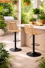 Lot 2 tabourets de bar rotin et metal morea - Brico Dépôt à Mulhouse Lot 2 tabourets de bar rotin et metal morea en promo chez Brico Dépôt Mulhouse à 79,90 €