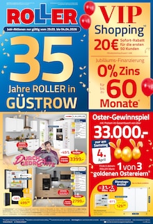 Aktueller ROLLER Prospekt für Tarnow und Ungebung, Seiten zum blättern ROLLER Prospekt 35 JAHRE ROLLER IN GÜSTROW mit Seiten in Tarnow und Umgebung