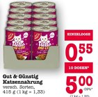 Aktuelles Katzennahrung Angebot bei E center in Karlsruhe ab 0,55 €