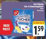 Farb- & Schmutzfangtücher im Angebot bei EDEKA in Freiberg Farb- & Schmutzfangtücher Angebote von Gut & Günstig bei EDEKA Freiberg für 1,59 €