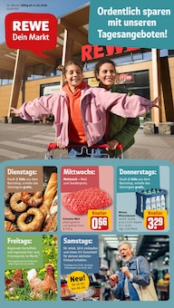 REWE Prospekt Dein Markt mit 34 Seiten