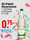 Trinkgut Burgau - Die Original Winzerschorle Angebot im Prospekt Die Original Winzerschorle bei Trinkgut im Burgau Prospekt für 0,75 €