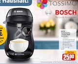 Kapselmaschine »Tassimo Happy TAS1002N« im Angebot bei REWE in Neuwied Kapselmaschine »Tassimo Happy TAS1002N« Angebote von BOSCH bei REWE Neuwied für 25,00 €