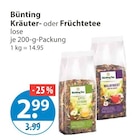 Kräuter- oder Früchtetee im V-Markt Prospekt Kräuter- oder Früchtetee von Bünthing im aktuellen V-Markt Prospekt für 2,99 €