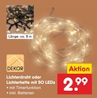 Lichterdraht für 2,99 € bei Netto Marken-Discount im Angebot Lichterdraht im aktuellen Netto Marken-Discount Prospekt
