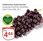 Tafeltrauben dunkel kernlos bei GLOBUS im Prospekt "" für 4,44 €