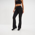 Legging de sport flare taille haute noir femme - La Halle Legging de sport flare taille haute noir femme à 22,99 € dans le catalogue La Halle