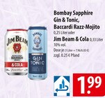 Gin & Tonic im Angebot bei famila Nordost in Neumünster Gin & Tonic Angebote von Bombay Sapphire bei famila Nordost Neumünster für 1,99 €