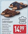 Lederslipper von UP2FASHION für 14,99 € bei ALDI Nord im Angebot Lederslipper von UP2FASHION im aktuellen ALDI Nord Prospekt