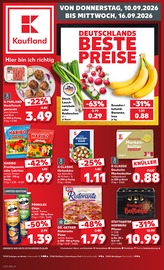 Kaufland Supermarkt Prospekt der aktuellen Woche mit 68 Seiten, gültig von 10.09.2026 bis 16.09.2026, in Unterensingen und Umgebung Aktueller Kaufland Supermarkt Prospekt in Unterensingen und Umgebung, "Hier bin ich richtig" mit 68 Seiten, 10.09.2026 - 16.09.2026