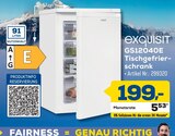 GS12040E Tischgefrierschrank Angebote von exquisit bei EURONICS Hagen für 199,00 €