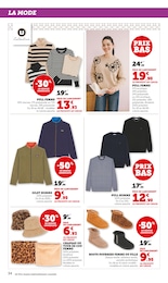 Prix et réduction Chaussures Femme dans le prospectus Super U en cours Offre Chaussures Femme dans le catalogue Super U du moment à la page 34