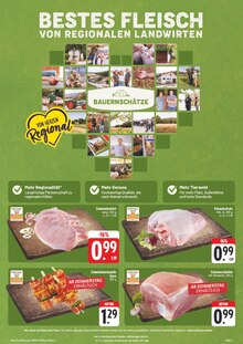 Schweinefleisch im aktuellen EDEKA Prospekt (Fürth) Schweinefleisch im EDEKA Prospekt "Wir lieben Lebensmittel!" mit 28 Seiten (Fürth)