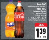 Coca-Cola oder Mezzo Mix Fanta oder Sprite im Angebot bei E center in Buchen Coca-Cola oder Mezzo Mix Fanta oder Sprite Angebote bei E center Buchen für 1,39 €