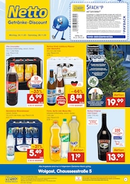 Netto Marken-Discount Prospekt "DER ORT, AN DEM DU IMMER AUSGEZEICHNETE PREISE FINDEST." für Wolgast, 2 Seiten, 24.11.2025 - 29.11.2025