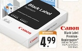 Black Label Premium Kopierpapier Angebote von Canon bei E center Brühl für 4,99 €