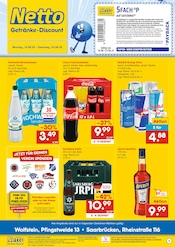 Coca Cola im Netto Marken-Discount Prospekt in Saarbrücken Aktueller Netto Marken-Discount Prospekt mit Coca Cola, "DER ORT, AN DEM DU IMMER AUSGEZEICHNETE PREISE FINDEST.", Seite 1