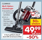 Multi-Zyklon-Staubsauger von Cleanmaxx im aktuellen Netto Marken-Discount Prospekt