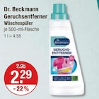 Geruchsentferner Wäschespüler von Dr. Beckmann im aktuellen V-Markt Prospekt für 2,29 €