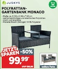 Aktuelle Sitzmöbel Angebote bei Marktkauf in Erlangen Aktuelles Polyrattan-Gartenbank Monaco Angebot bei Marktkauf in Erlangen ab 99,99 €