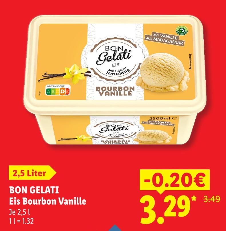 Eis Bourbon Vanille