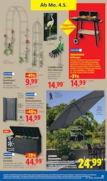Ampelschirm im Lidl Prospekt LIDL LOHNT SICH auf S. 37