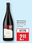 Rotwein im Angebot bei Marktkauf in Reutlingen Rotwein Angebote von Württemberg WZG bei Marktkauf Reutlingen für 2,99 €