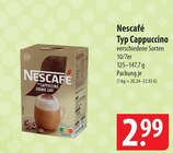 Typ Cappuccino Angebote von Nescafé bei famila Nordost Neustadt für 2,99 €