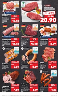 Rindfleisch im aktuellen Kaufland Prospekt (Wuppertal) Rindfleisch im Kaufland Prospekt "Aktuelle Angebote" mit 54 Seiten (Wuppertal)