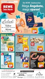 REWE Prospekt für Kalkar mit 31} Seiten REWE Prospekt für Kalkar: "Dein Markt", 31 Seiten, 22.09.2025 - 27.09.2025