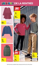 Promos T-Shirt dans le catalogue "L'ÉTÉ EN MAILLOT, LA RENTRÉE EN GRANDS CARREAUX." de Carrefour T-Shirt en promo dans le catalogue Carrefour à la page 63