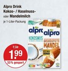 Kokos- / Haselnuss- oder Mandelmilch von Alpro im aktuellen V-Markt Prospekt für 1,99 €