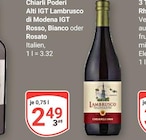 Lambrusco di Modena IGT Rosso im Angebot bei GLOBUS in Siegen Lambrusco di Modena IGT Rosso Angebote von Chiari Poderi Alti bei GLOBUS Siegen für 2,49 €