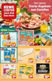 Krombacher im REWE Prospekt in Heidenheim Aktueller REWE Prospekt mit Krombacher, "Dein Markt", Seite 1