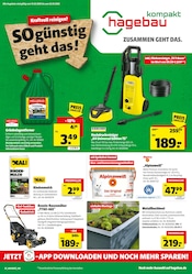 Aktueller hagebau kompakt Prospekt mit Gartenwerkzeug, "SO günstig geht das!", Seite 1