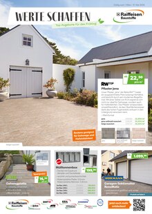 Mülleimer im Raiffeisen Waren GmbH Prospekt "WERTE SCHAFFEN" mit 8 Seiten (Frankfurt (Main))
