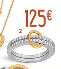 bague oxydes de zirconium à 125,00 € dans le catalogue E.Leclerc