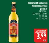 Nordgold Advokat Eierlikör im Angebot bei Marktkauf in Bautzen Nordgold Advokat Eierlikör Angebote von Nordbrand Nordhausen bei Marktkauf Bautzen für 3,99 €