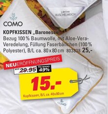 KOPFKISSEN „Baronesse KOPFKISSEN „Baronesse